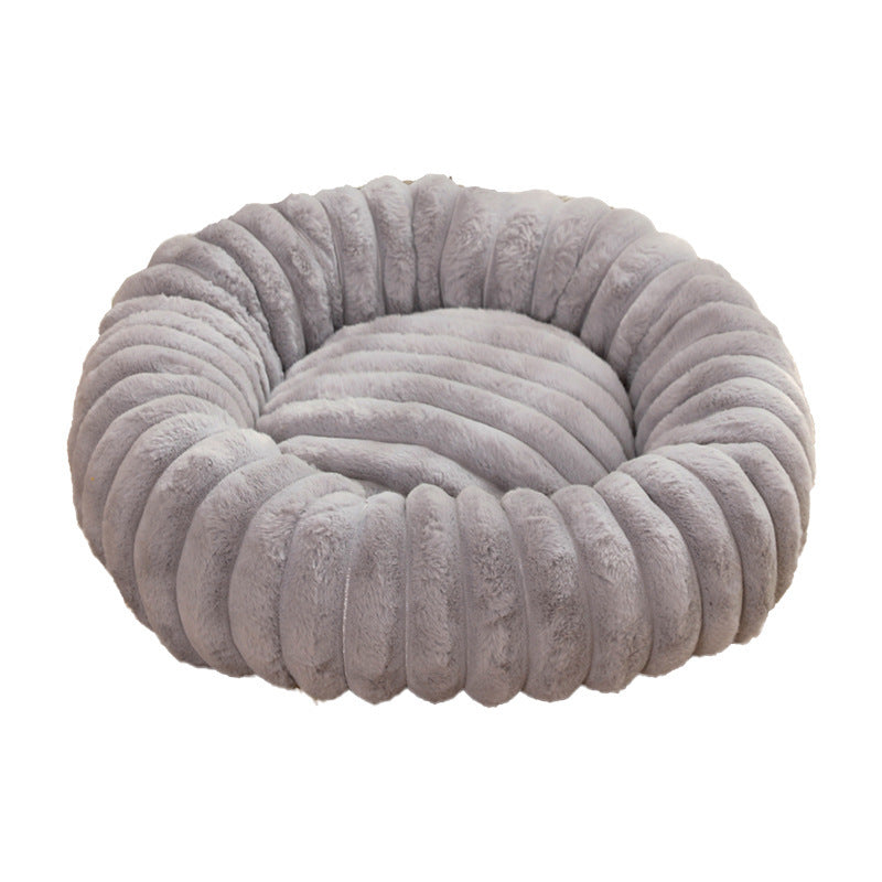 Plush Pet Bed for Cats & Dogs