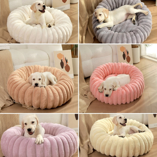 Plush Pet Bed for Cats & Dogs